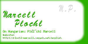 marcell plochl business card